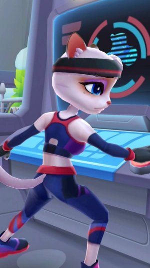 Селина Runner Heroes собирает монетки