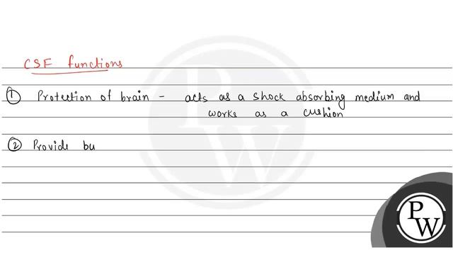 The function of cerebrospinal fluid does not include:
(A) Protection of brain and spinal cord by... смотреть онлайн