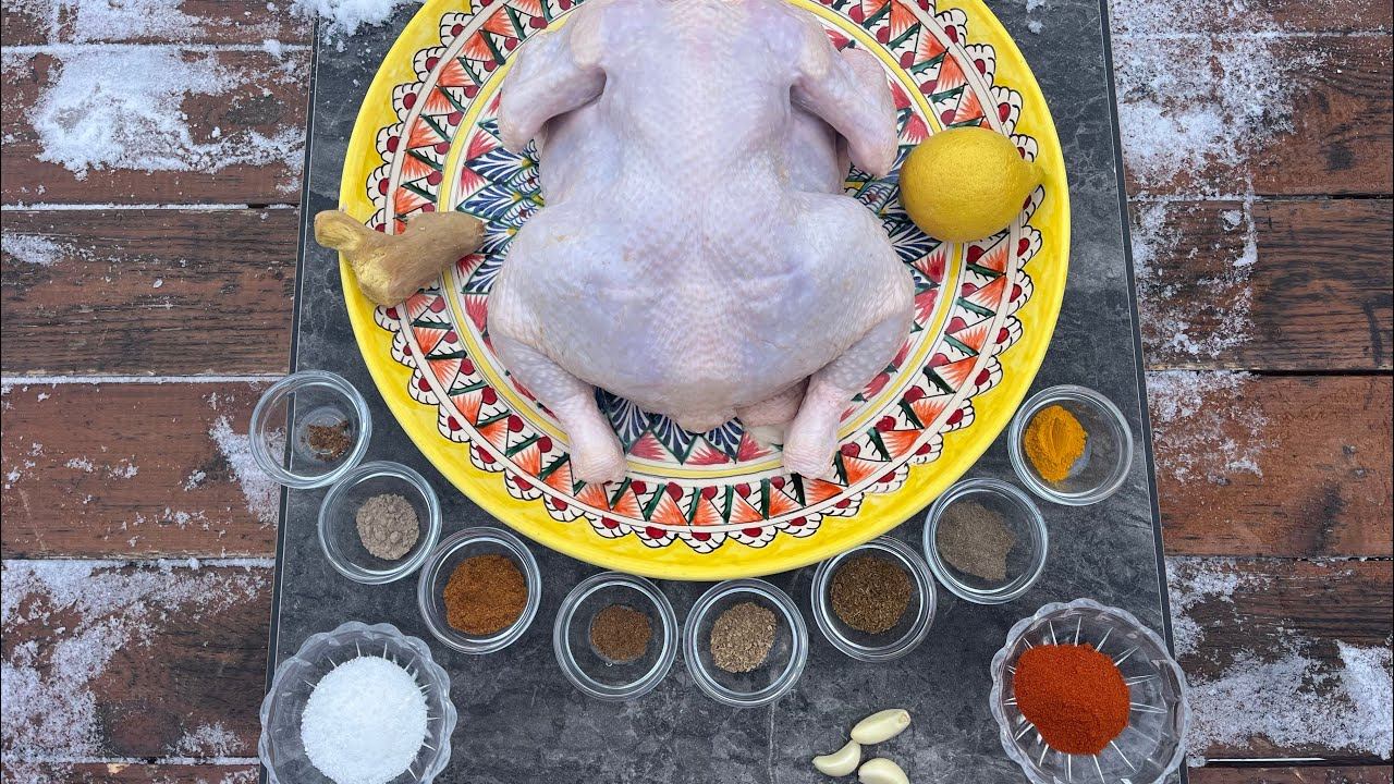 КУРИЦА ТАНДУРИ . Tandoori Chicken. Готовим в Тандыре смотреть онлайн