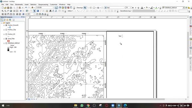 Tutorial Membuat Peta Topografi/Kontur Menggunakan Data DEMNAS - Praktikum Topografi - 2022 смотреть онлайн