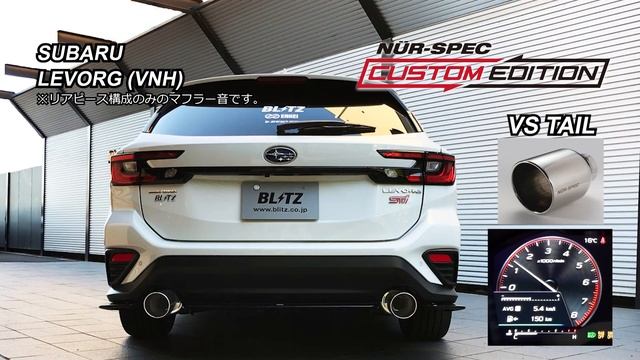 BLITZ / NUR-SPEC CUSTOM EDITION VNH SUBARU LEVORG (REAR) EXHAUST SOUND смотреть онлайн