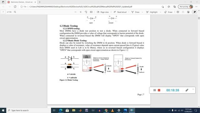 What is Diode? | V-I Characteristics Curve of a Diode | Lab 01 смотреть онлайн