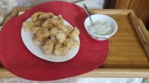 Филе минтая в сухарях