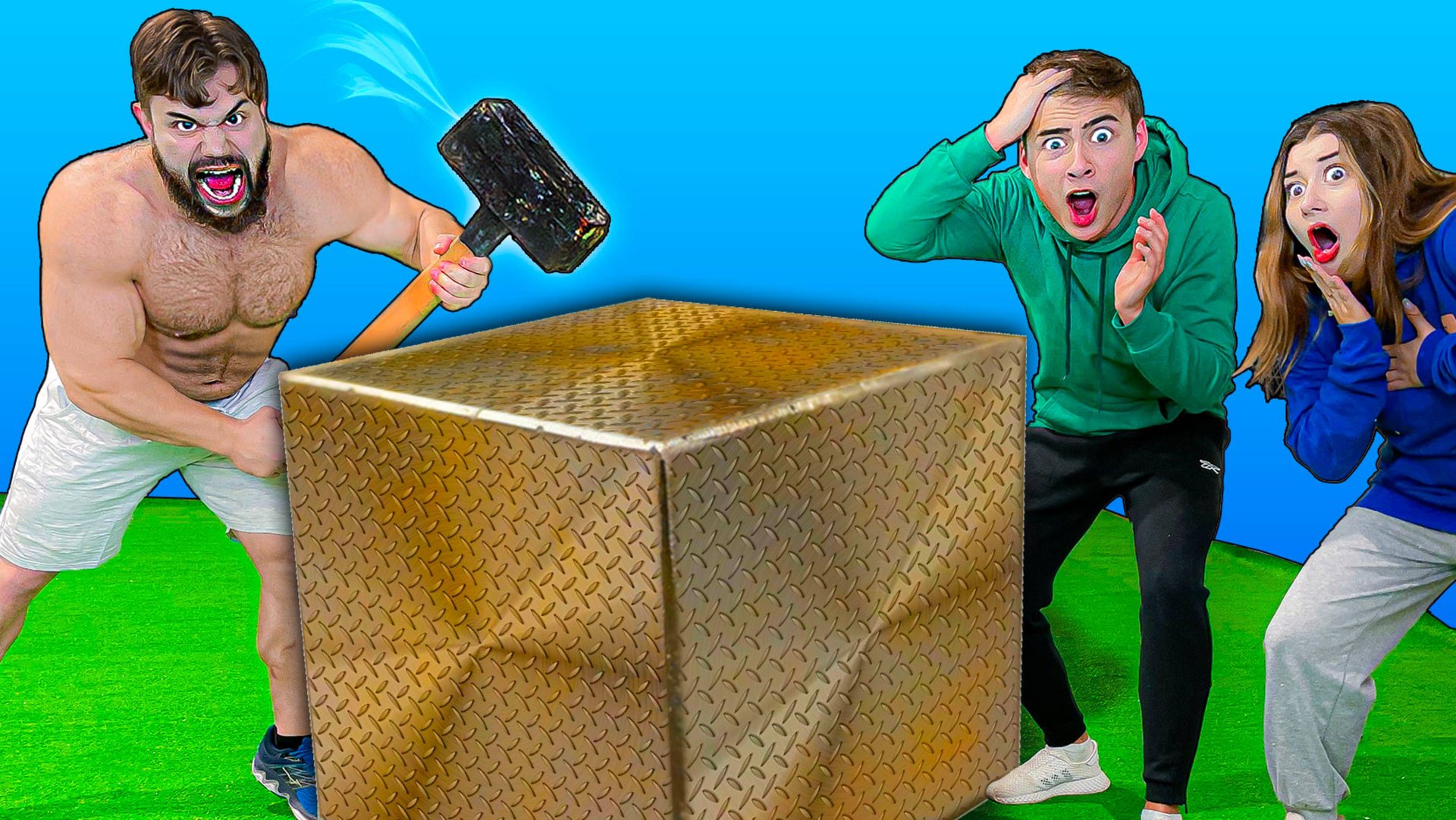 Кто Первый Разрушит Гигантский Непробиваемый Ящик смотреть онлайн