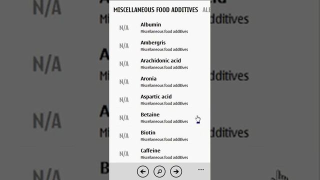 E-Numbers dictionary for Symbian^3 смотреть онлайн
