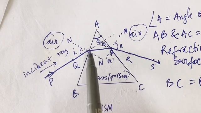 Class 10. Chapter 11:3-Refraction of light through a Prism. смотреть онлайн