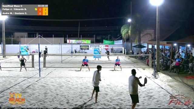 1º Open Fugini de Beach Tennis -Semifinal Masculina C- Felipe J./ Eduardo B. x Andre M. / Gustavo C смотреть онлайн