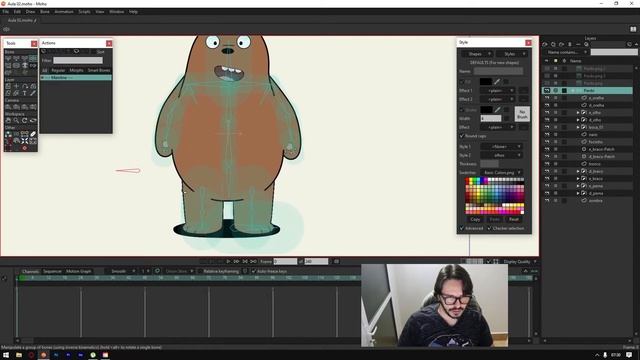 Como criar rig de ossos no Moho • aula 03 [Multilingual] смотреть онлайн