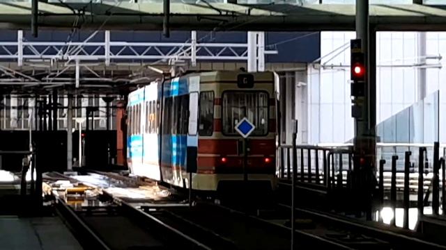 HTM GTL 3132 tramlijn 6 op den haag centraal station richting den haag leyenburg смотреть онлайн