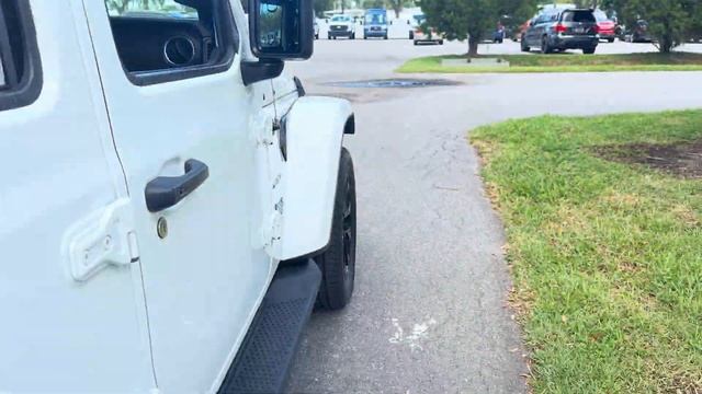 2021 Jeep Wrangler 4xe Unlimited Sahara 4x4 SUV White 2.0l Hybrid I-4 смотреть онлайн