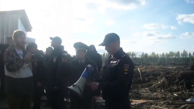 19 мая 2019 года Шиес. подполковник Ошеров "митингует" смотреть онлайн
