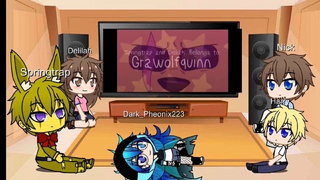 Delilah And Springtrap A.U Reacts To Some Memes
