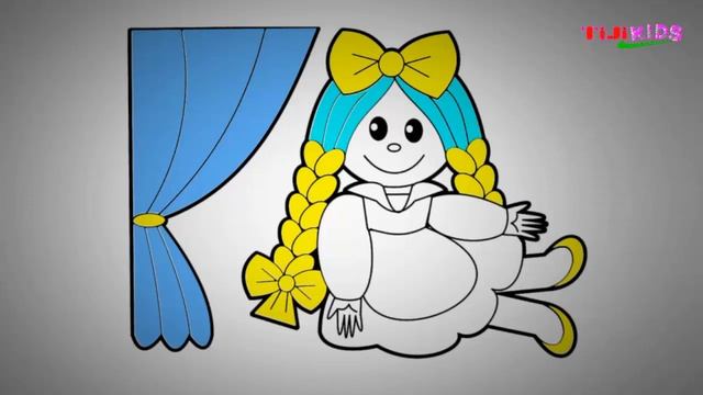doll coloring | Tiji Kids смотреть онлайн