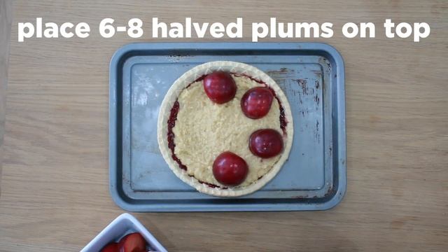 Flavorking Plum Bakewell Tart Pastry Dessert смотреть онлайн