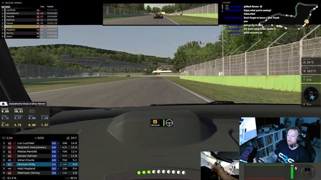 iRacing | ESR TCR League Race @ Imola смотреть онлайн