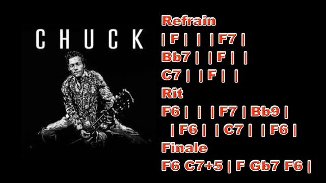 Chuck Berry Jonny B Goode Backing track in F смотреть онлайн
