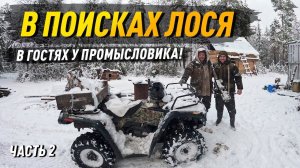 Охота на лося, ищем сохатого! В гостях у промысловика!
