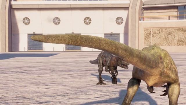 Dilophosaurus Vs Monolophosaurus - Jurassic World Evolution 2