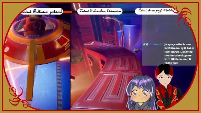 [ENG/FIL] playing the funny book game with @kidaemina | It Takes Two смотреть онлайн