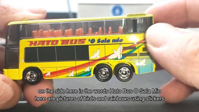 Tomica Reguler 42 Hato Bus Miniatur die cast bis 2 tingkat Mitsubishi Fuso Aero King bus 2 tingkat смотреть онлайн