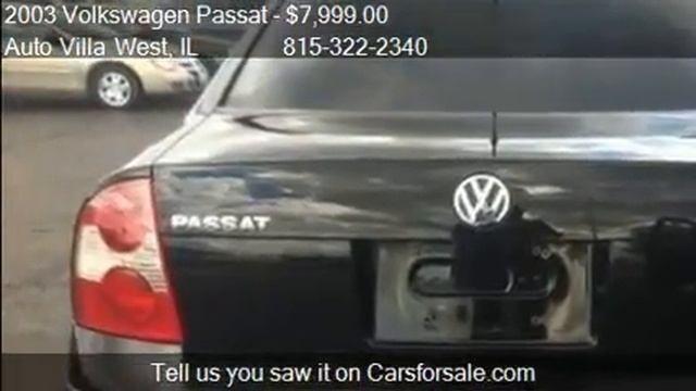 2003 Volkswagen Passat GL - for sale in McHenry, IL 60051 смотреть онлайн