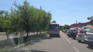 Абакан. Прокатимся на машине по улицам города. Часть 1