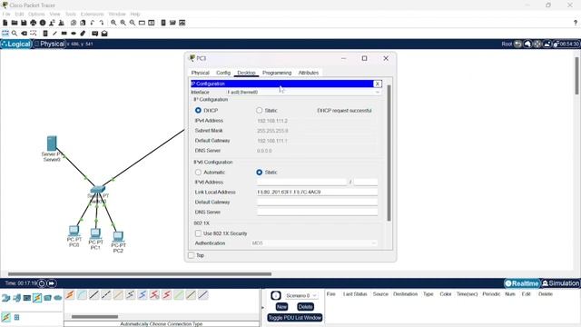 TUTORIAL CISCO PAKET TRACER DHCP || 1 server 1router 3 switch смотреть онлайн