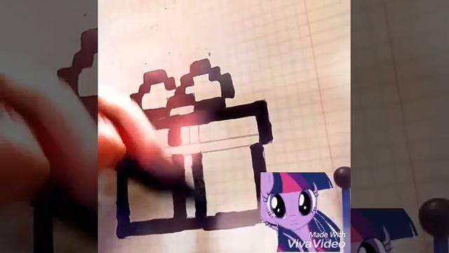 Подарок по клеточкам смотреть онлайн