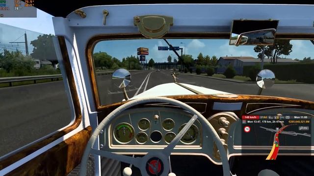 EURO TRUCK SIMULATOR : Cadillac V16 1930 смотреть онлайн