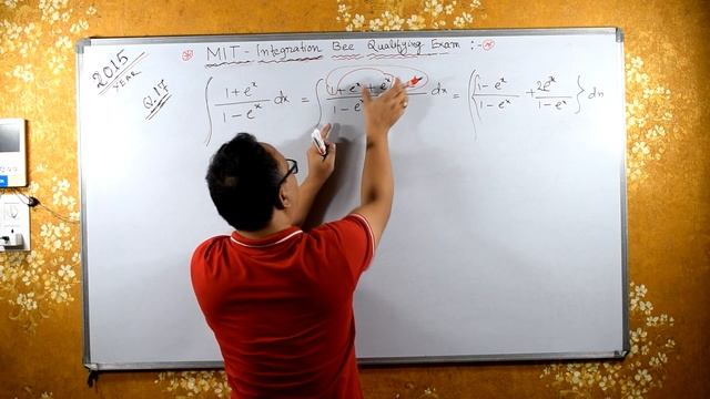 Integral of ( 1+e^x ) / ( 1- e^x ) dx ; MIT Integration Bee Qualifying Exam 2015 : Question 17 смотреть онлайн