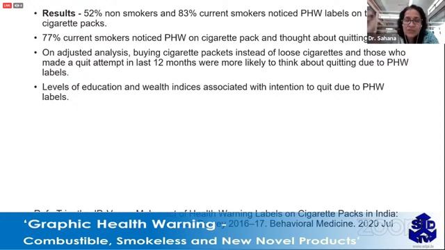 ‘Graphic Health Warning - Combustible, Smokeless and New Novel Products’ смотреть онлайн