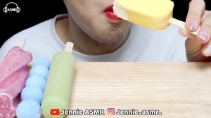 ASMR MUKBANG *RAINBOW ICE CREAM PARTY *MARSHMALLOW, COOKIE 무지개아이스크림 먹방 EATING SOUNDS