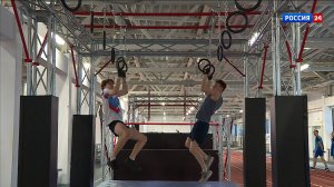 В спорткомплексе «Вересники» установили полосу препятствий для тренировок пятиборцев