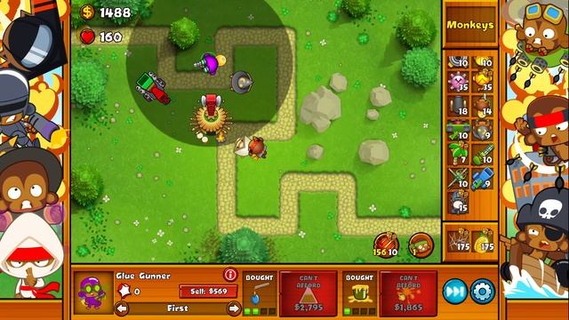 Lets Play Bloons Monkey City ZOMG Regrow Rush of Death Hard Grass Map No Commentary 701 смотреть онлайн