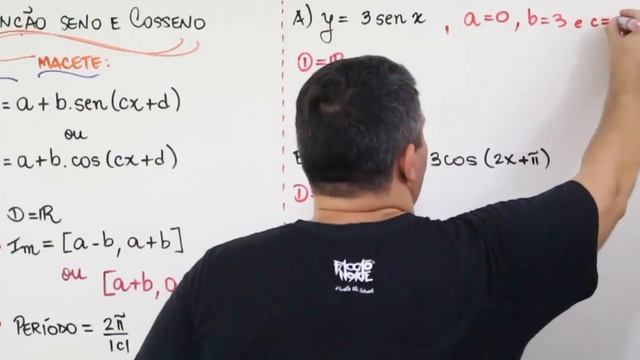 FUNÇÃO SENO E COSSENO (EXERCÍCIOS: IMAGEM E PERÍODO) (AULA 15/24) смотреть онлайн