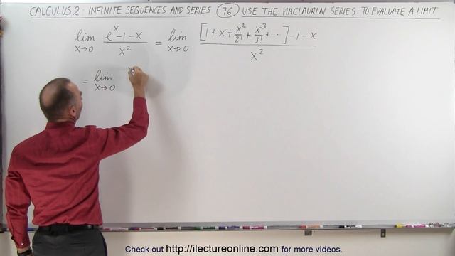 Calculus 2: Infinite Sequences and Series (76 of 86) Use the Maclaurin Series to Find Limit: 1 смотреть онлайн