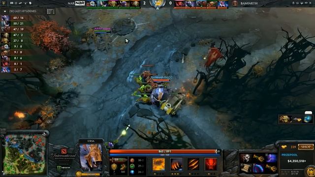 NAR vs No Earthspirit (TI4 Qualifiers - America Groups) смотреть онлайн
