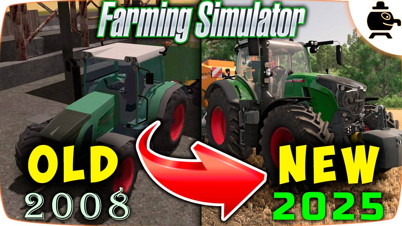 Evolution of Farming Simulator all versions release date 2008 to 2025 #fs #fs25 #farmingsimulator смотреть онлайн