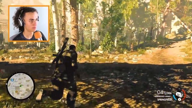 BLOWING UP AN ENTIRE BRIDGE WITH 1 SNIPER BULLET! (Sniper Elite 4) смотреть онлайн