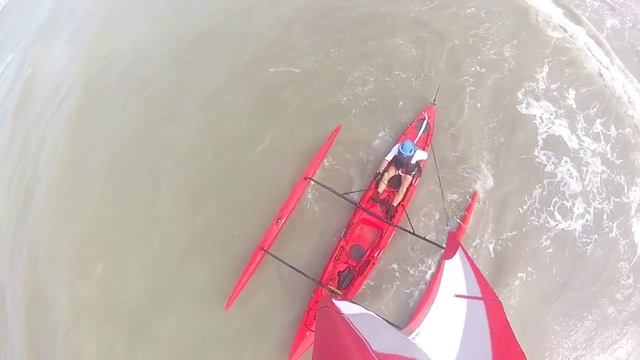 Hobie Tandem Island from the mast top смотреть онлайн