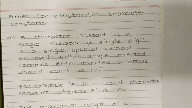 #video 5 # # C programming (constructing character constants) смотреть онлайн