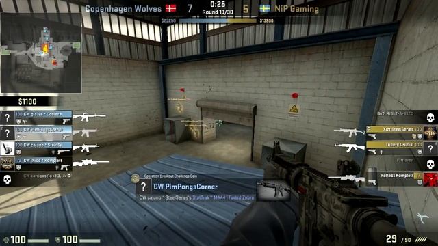 CS:GO de_nuke POV Pimp (37/22) vs NiP @ Fragbite Masters Season 3 (October 2, 2014) смотреть онлайн