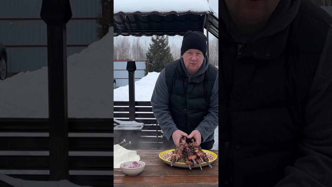 Шашлык из свиной шеи на угляхРОЗЫГРЫШ ПРИЗА#shorts #рецепт #мясо #шашлык#розыгрыш#маринад смотреть онлайн