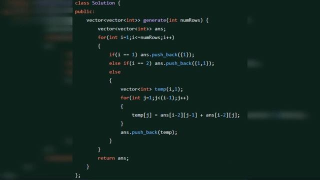 Pascal's Triangle Algorithm in C++ смотреть онлайн