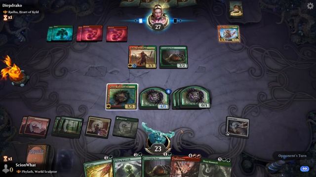 MTG Arena Brawl Phylath vs Radha (ZEN) смотреть онлайн
