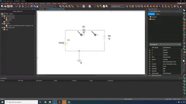 OrCAD PSPICE: How to Run a Transient Simulation смотреть онлайн