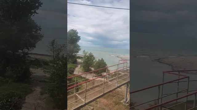 Река впадает в Чёрное море. Разный цвет воды. Канал Тутси - диеты и путешествия. @tutsi-dieti смотреть онлайн