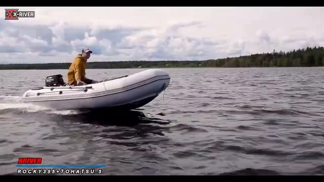 X-RIVER  Лодка Rocky 355 и Tohatsu 5лc