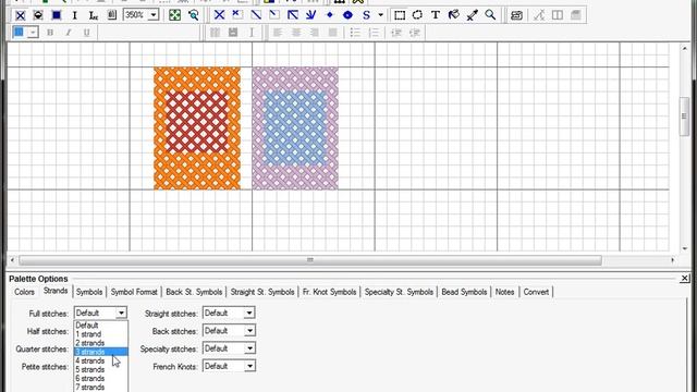 Уроки Pattern Maker: Установка количества цвета нитей смотреть онлайн
