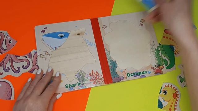 Puzzle Toys / Marine Animals / Морские животные #toysforkids #videoforkids #puzzle